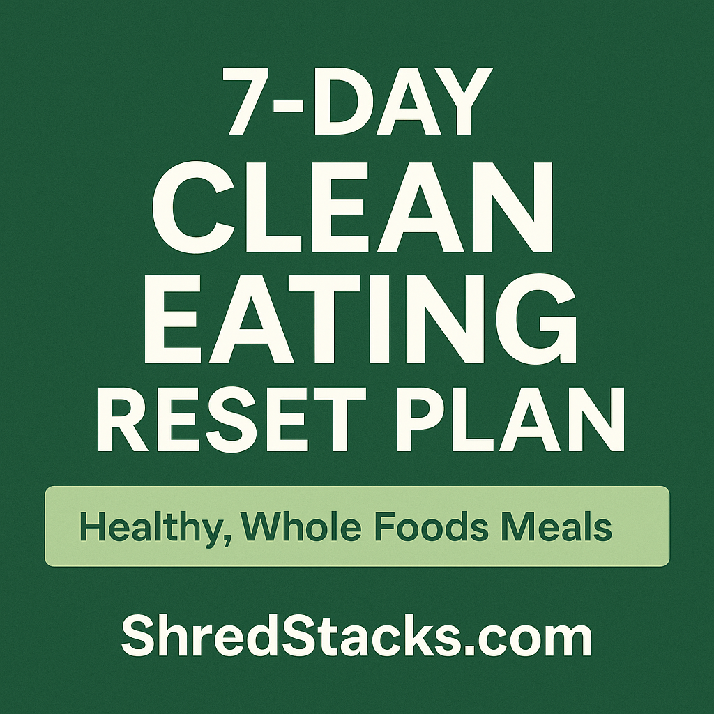 7-Day Clean Eating Reset Plan – Whole Foods & Detox | ShredStacks