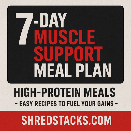 7-Day Muscle Support Meal Plan – High-Protein Meals | ShredStacks
